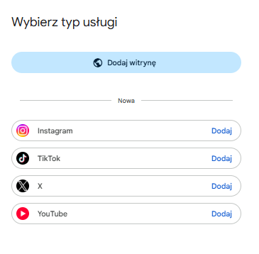 Nowe usługi GSC – social media w wyszukiwarce