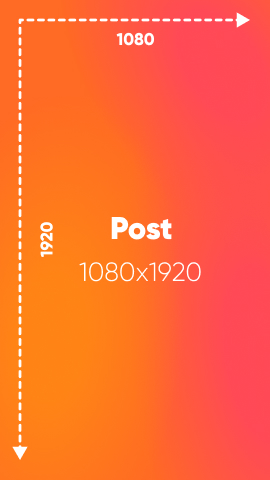 Facebook post pionowy