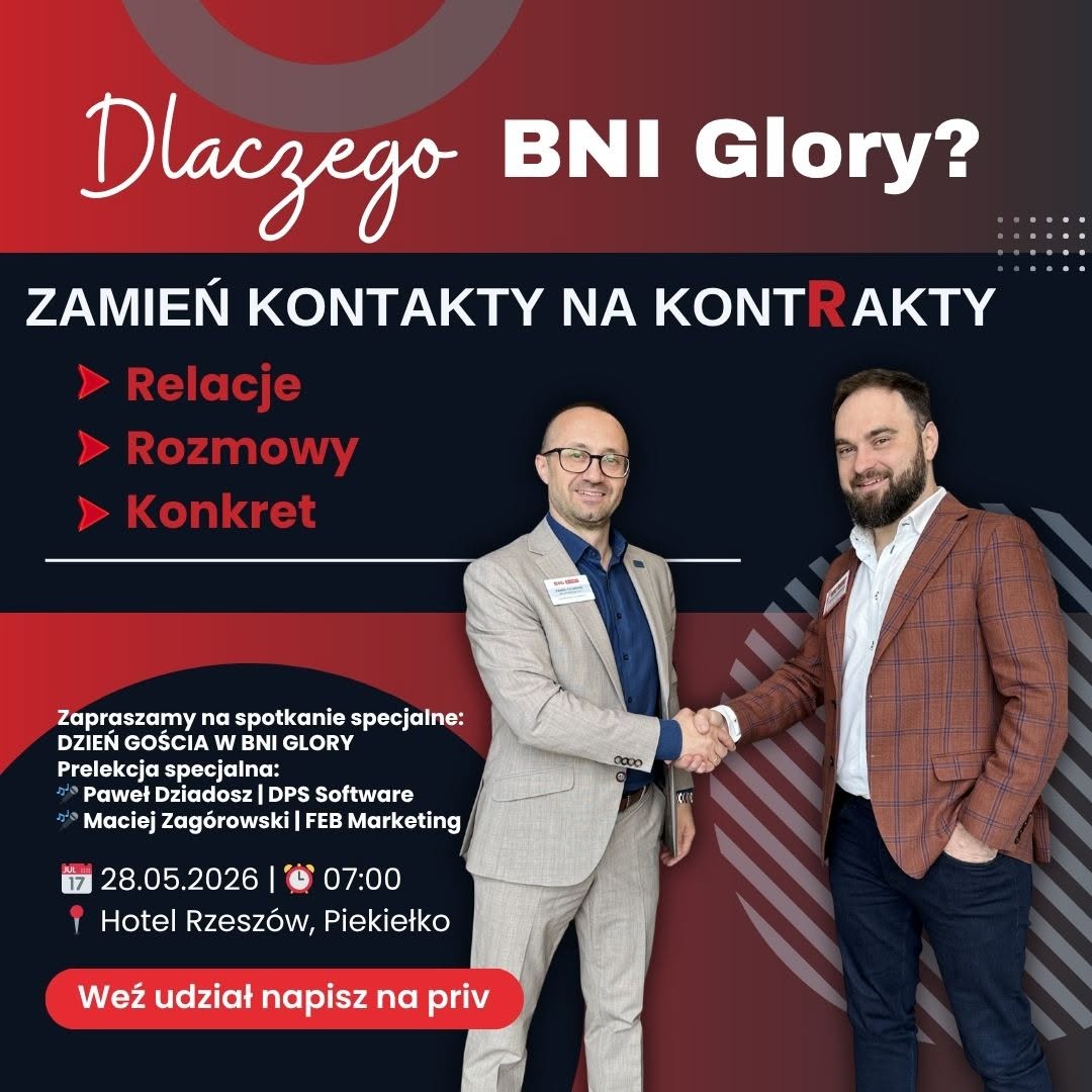 Post BNI Glory Fabryka e-biznesu Post BNI Glory Fabryka e-biznesu