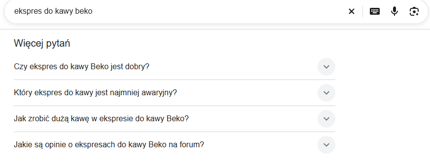 Podpowiedź Google – SEO YouTube