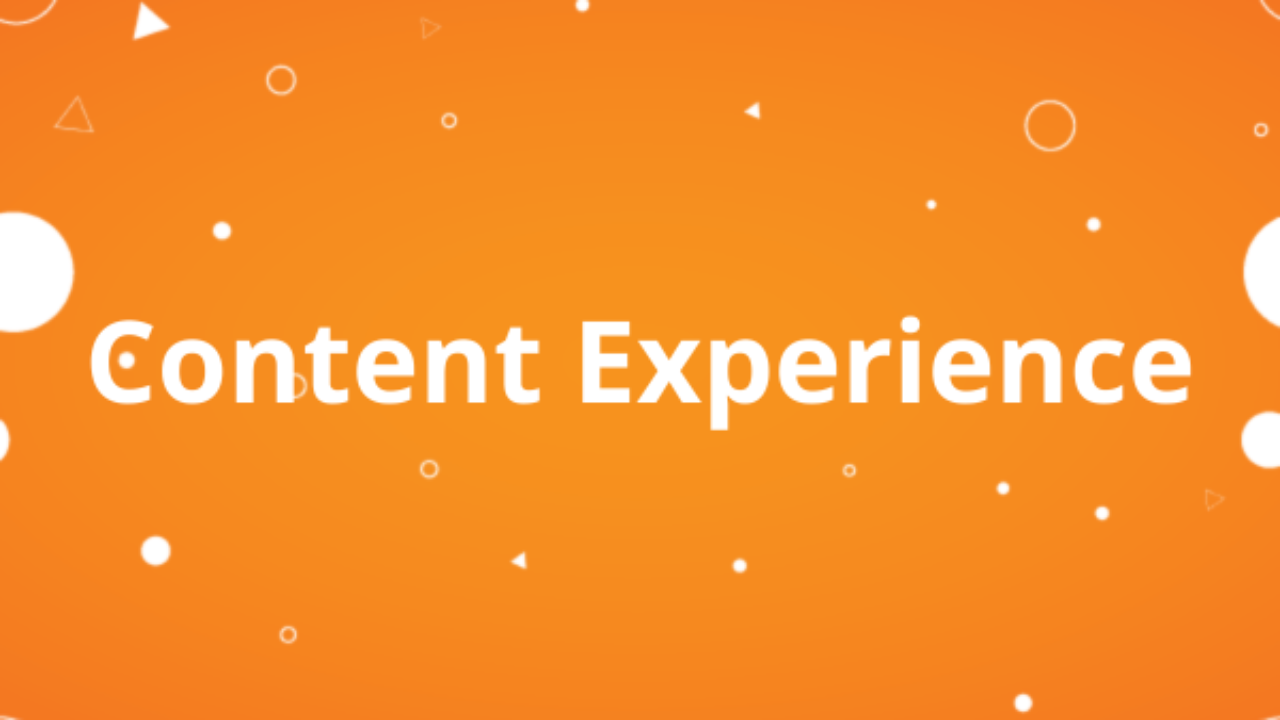 Content Experience Content Experience