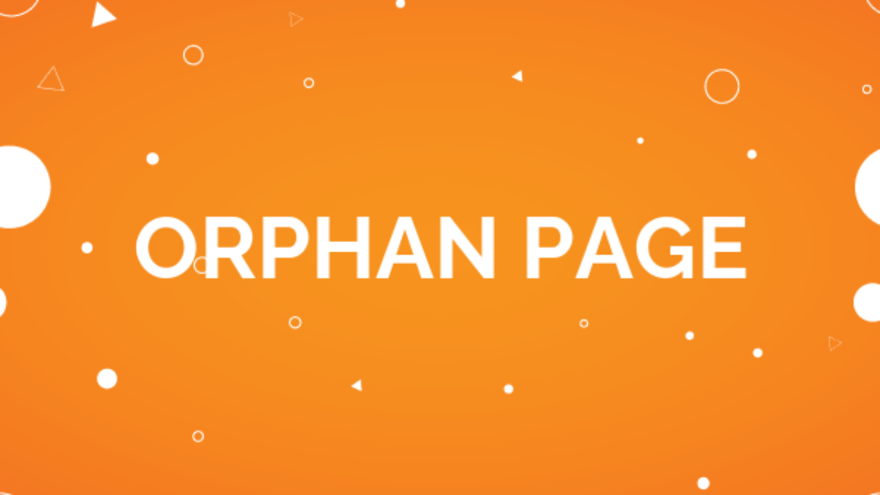 Orphan page Orphan page