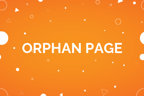 Orphan page