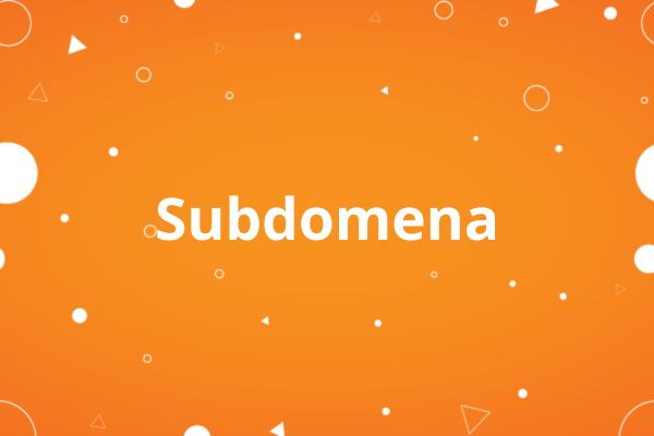 Subdomena
